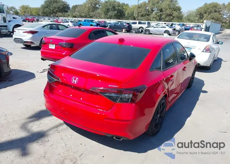 2025 Honda Civic Sport z USA, uszkodzony, nr VIN 2HGFE2F58SH586733